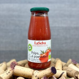 Polpa di Pomodoro LaSelva, Polpa Bio Vegan, Bio Feinkost Toskana Italien, Beste Antipasti Toskana Italien, Tomaten für Sugo Pizza