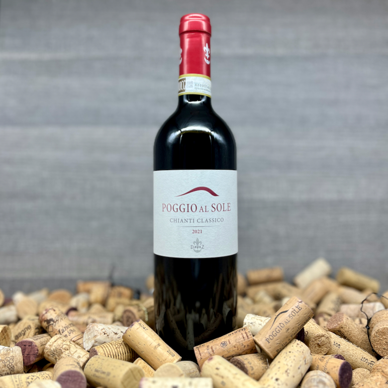 Chianti Classico Poggio al Sole, Chianti Classico Bio Vegan, Weingut Davaz Fläsch Toskana, Klassischer Rotwein Toskana Italien, Rotwein kräftig tanninhaltig