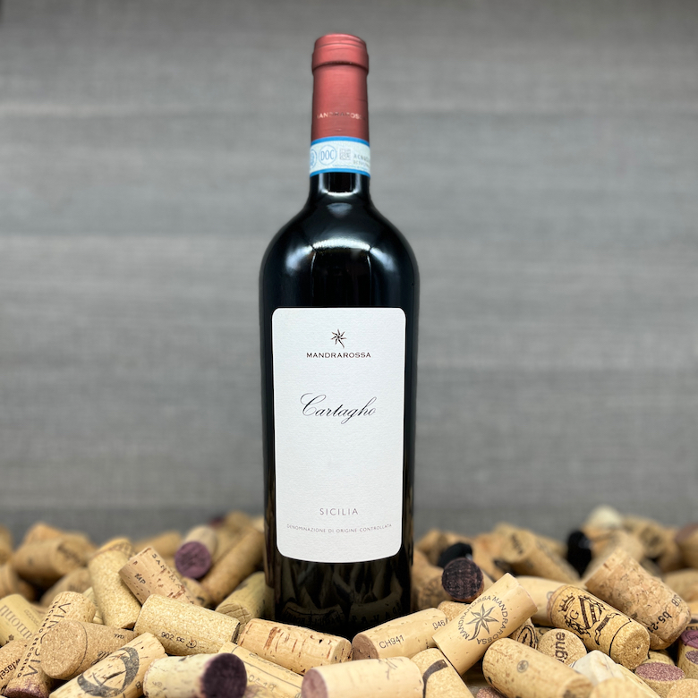 Cartagho Mandrarossa, Cantine Settesoli, Bester Nero d Avola Sizilien, Rotwein zu Ravioli, Wein VIVA Programm Label