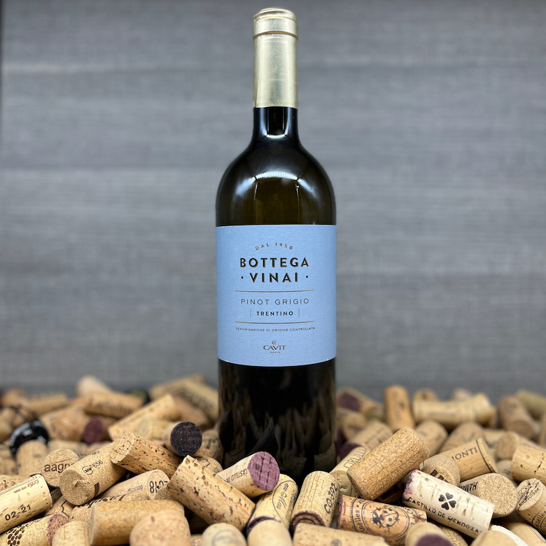 Pinot Grigio Bottega Vinai, Pinot Grigio Trentino, Cavit Trento Pinot Grigio, Preiswerter Pinot Grigio, süffiger Aperowein