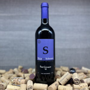 Pinot Schwarz 18, Weingut Schwarz Zürich, Pinot Noir Barrique, Bio Rotwein Schweiz, Rotwein angetrocknete Trauben