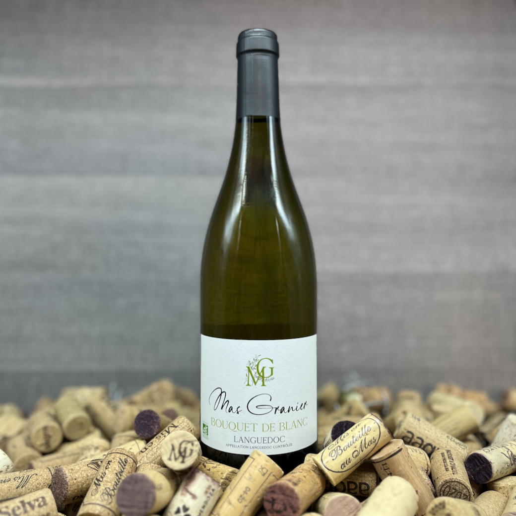Bouquet de Blanc, Mas Granier, Sommer Apéro Wein, Weisswein Bio günstig, Grenache Blanc Viognier Roussanne